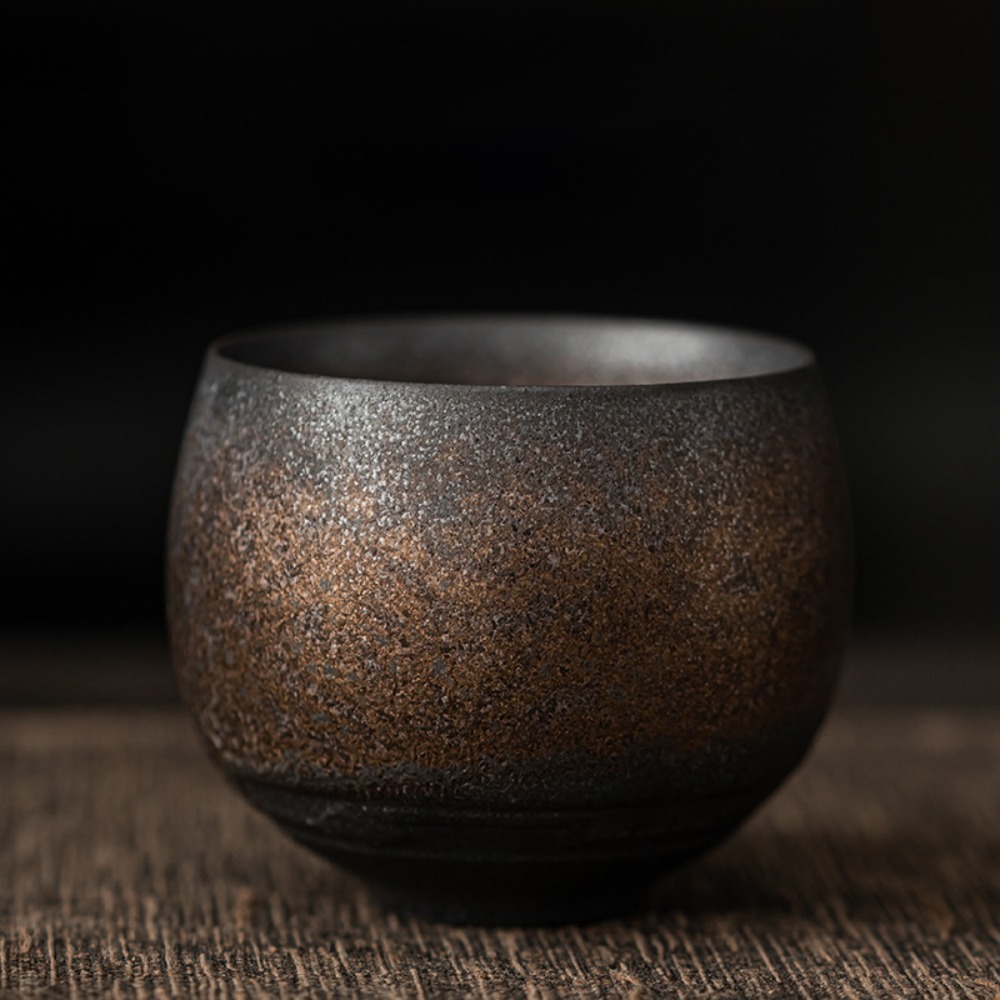 Handmade Ceramic Mug - Kung Fu Çay Seti Japon Kumtaşın
