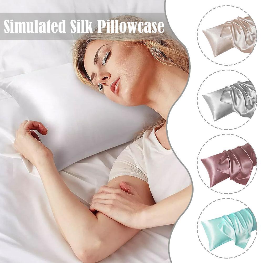 Silk Pillowcase Set - Lüks Saten Yastık Kılıfı Saç Cilt