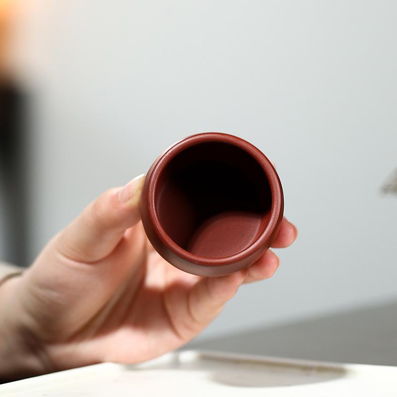 Yixing Mor Kil Seyahat Çay Kas - Handmade Ceramic Mug incelemesi ve fiyatı