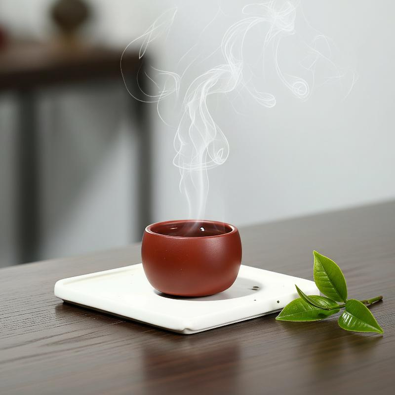 Yixing Mor Kil Seyahat Çay Kas - Handmade Ceramic Mug incelemesi ve fiyatı