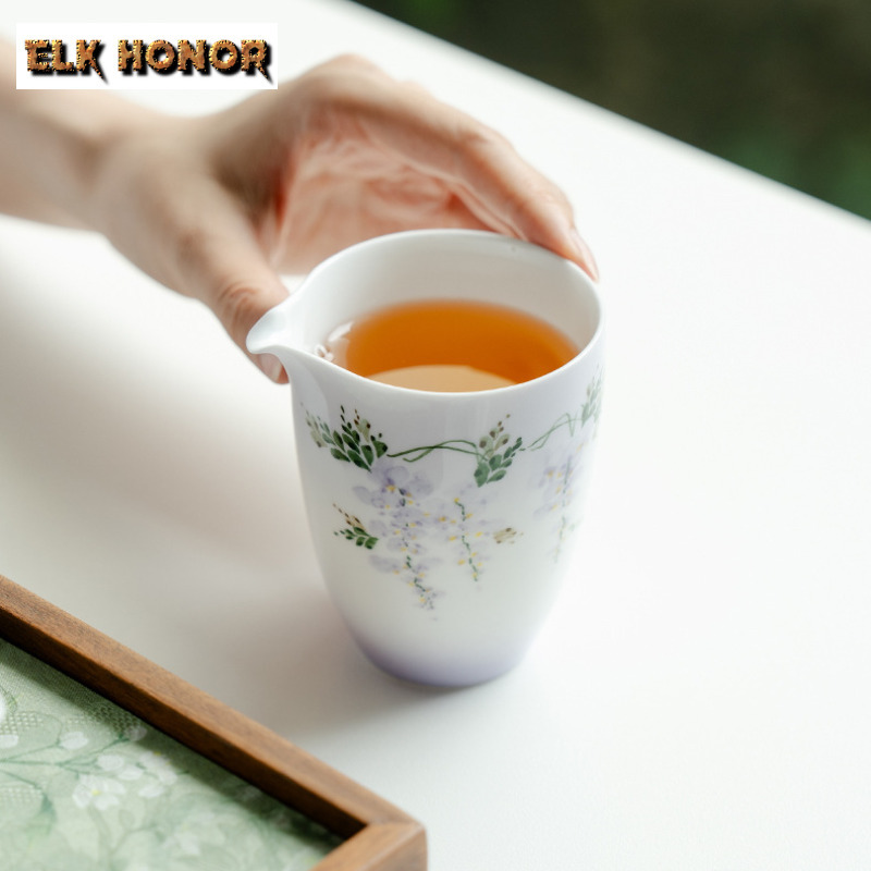 210 ml El-boyalı Wisteria Çiçe - Handmade Ceramic Mug incelemesi ve fiyatı