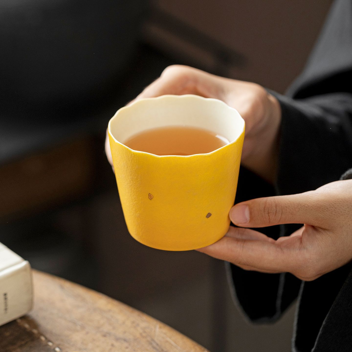 El Yapımı Limon Sarısı Altın B - Handmade Ceramic Mug incelemesi ve fiyatı