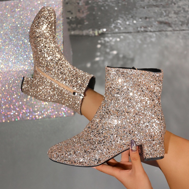 Moda Kadın Botları Bling Payet - Luxury Lifestyle Shoes incelemesi ve fiyatı