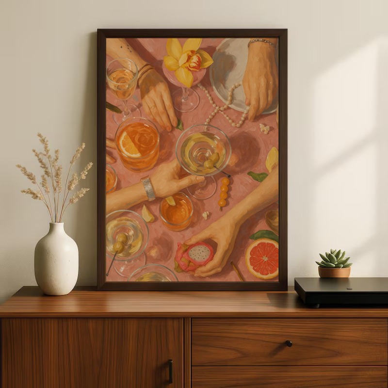 1 adet Çerçevesiz Vintage Siya - Luxury Lifestyle Picture incelemesi ve fiyatı
