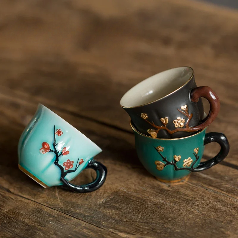 Çin El Yapımı Erik Desen Seram - Handmade Ceramic Mug incelemesi ve fiyatı