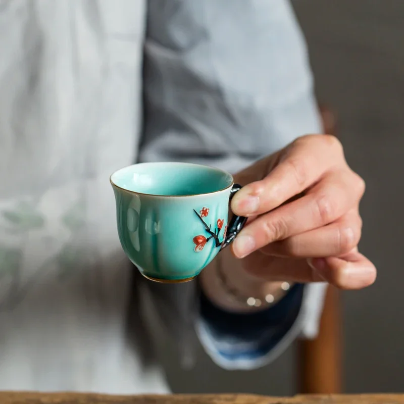 Çin El Yapımı Erik Desen Seram - Handmade Ceramic Mug incelemesi ve fiyatı