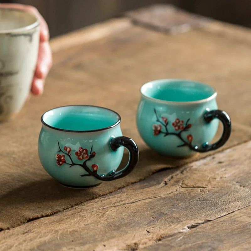 Çin El Yapımı Erik Desen Seram - Handmade Ceramic Mug incelemesi ve fiyatı