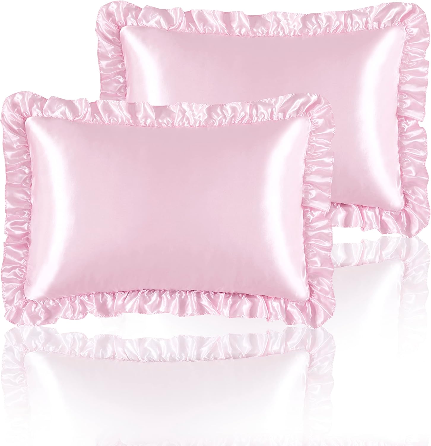 2 adet saten fırfırlı yastık k - Silk Pillowcase Set incelemesi ve fiyatı