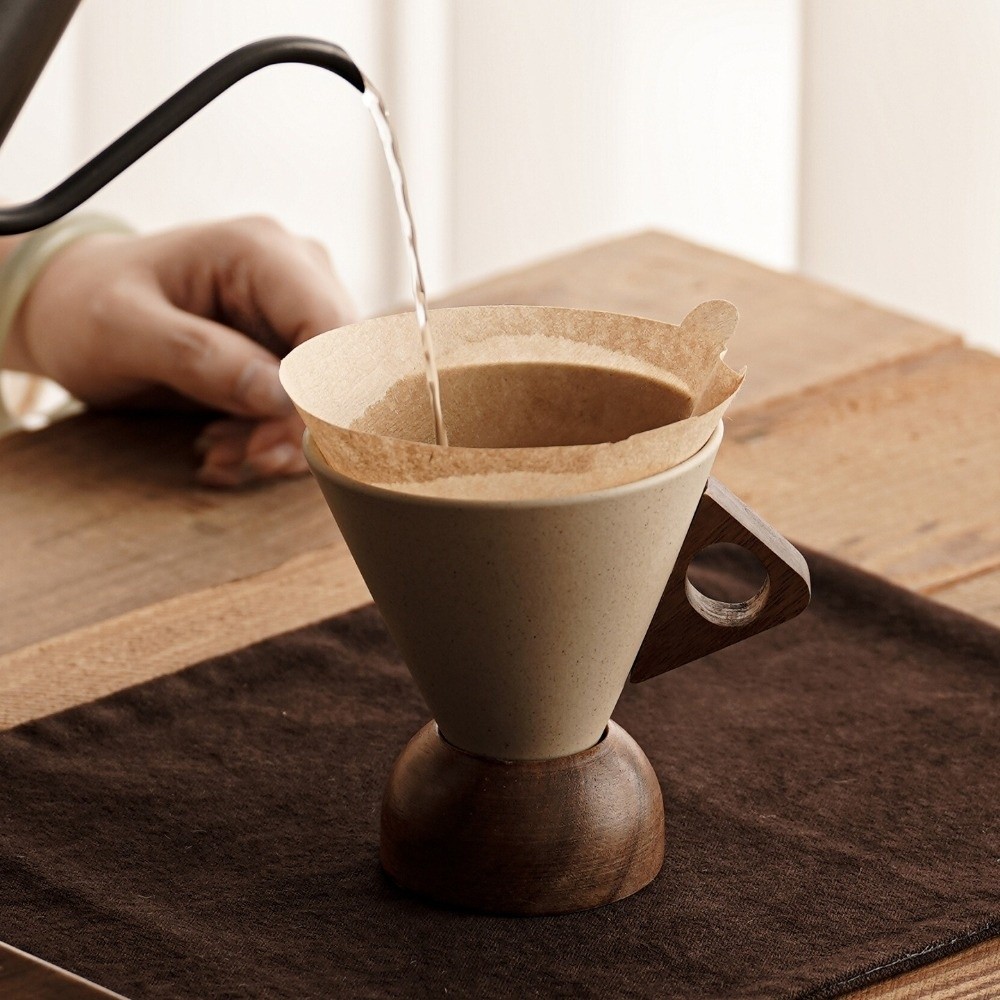 Kaba Seramik Üçgen Koni Kupa R - Handmade Ceramic Mug incelemesi ve fiyatı