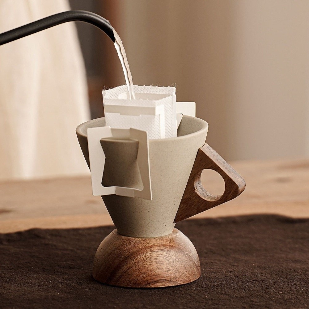 Kaba Seramik Üçgen Koni Kupa R - Handmade Ceramic Mug incelemesi ve fiyatı